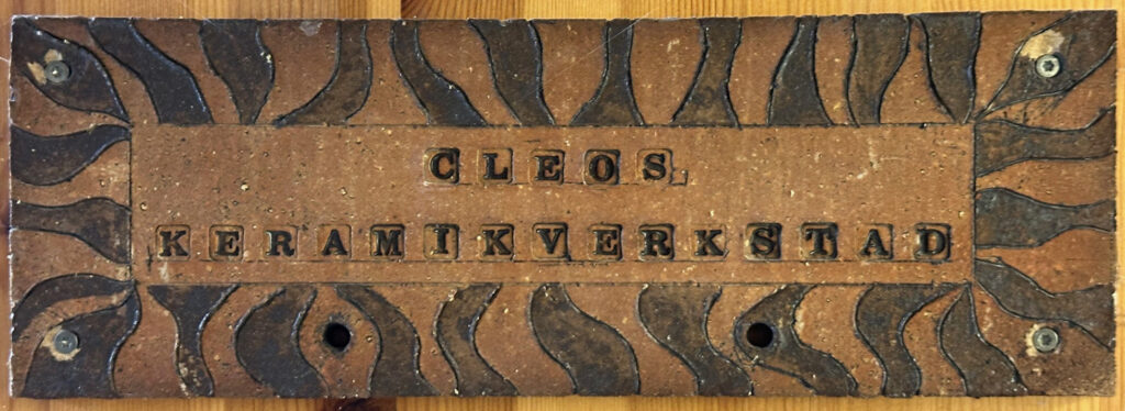 cleo keramikverkstad skylt